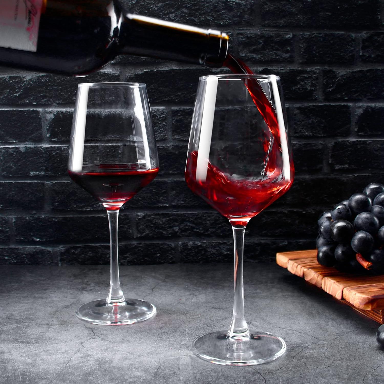 Thumbnail 4 de SHYRC Wine Glasses Set 12 oz clear stemware 🍷