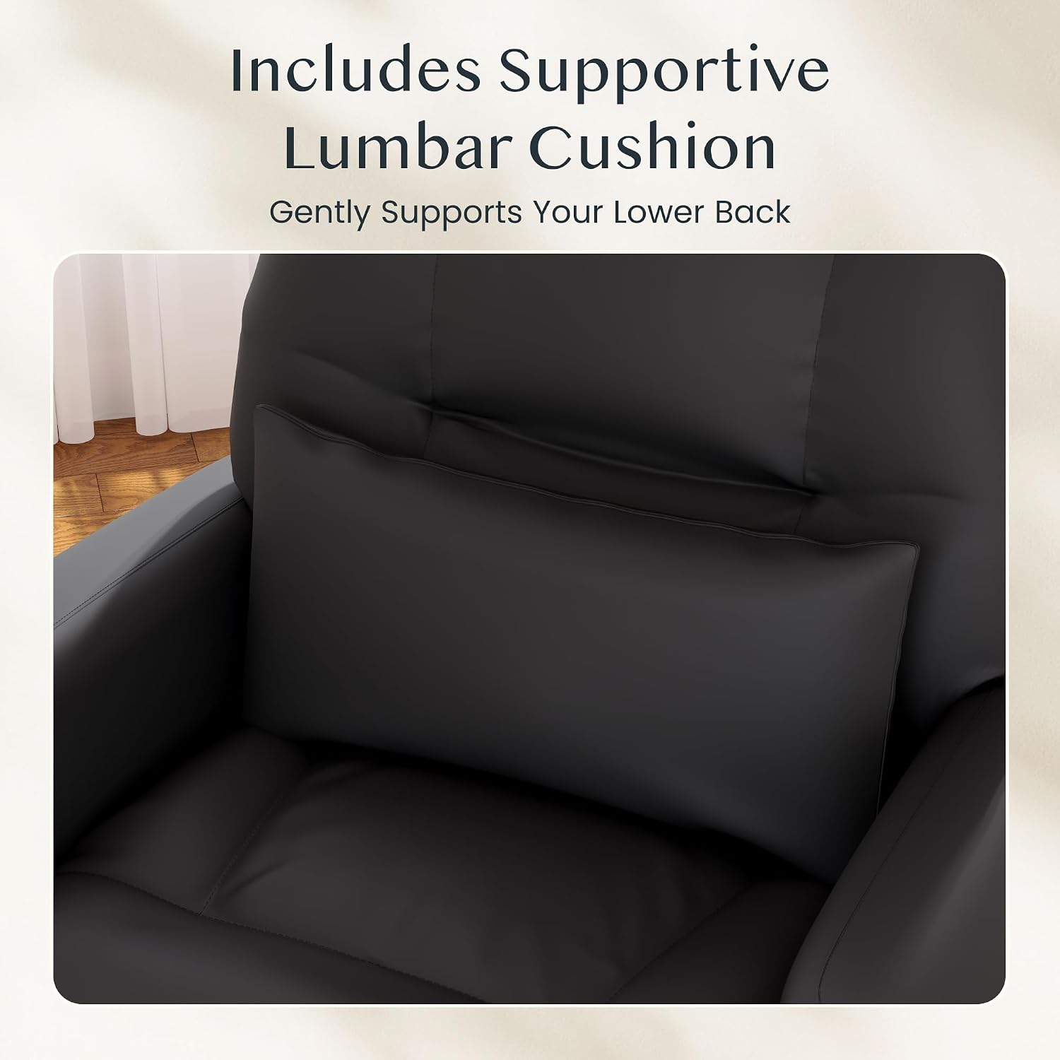 Thumbnail 6 de FlexiSpot Luno Executive Chair with 160° Recline, Footrest and Synthetic Leather