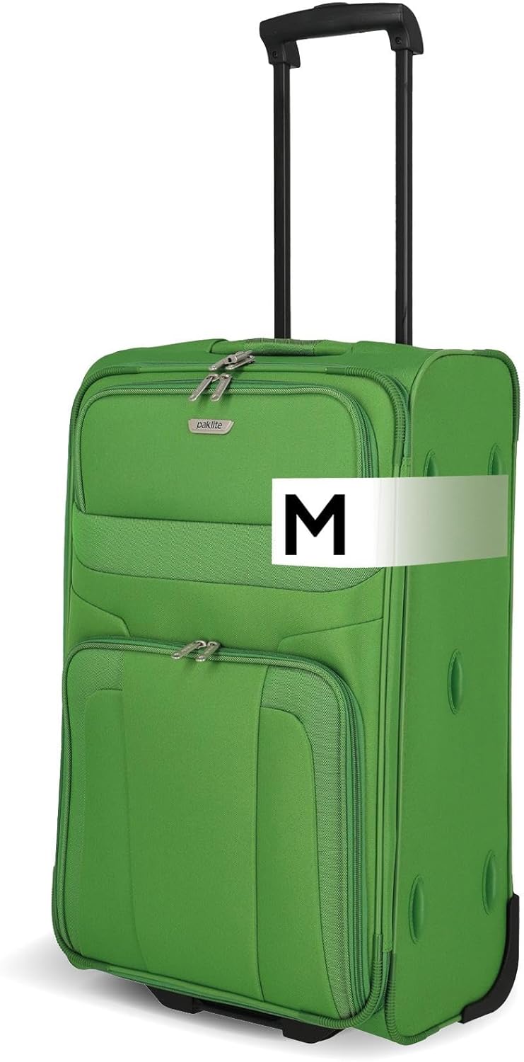 Detalle de paklite Reisekoffer Orlando (M) mit 2 Rollen – Weichschalen-Trolley, 63 cm, 58 Liter