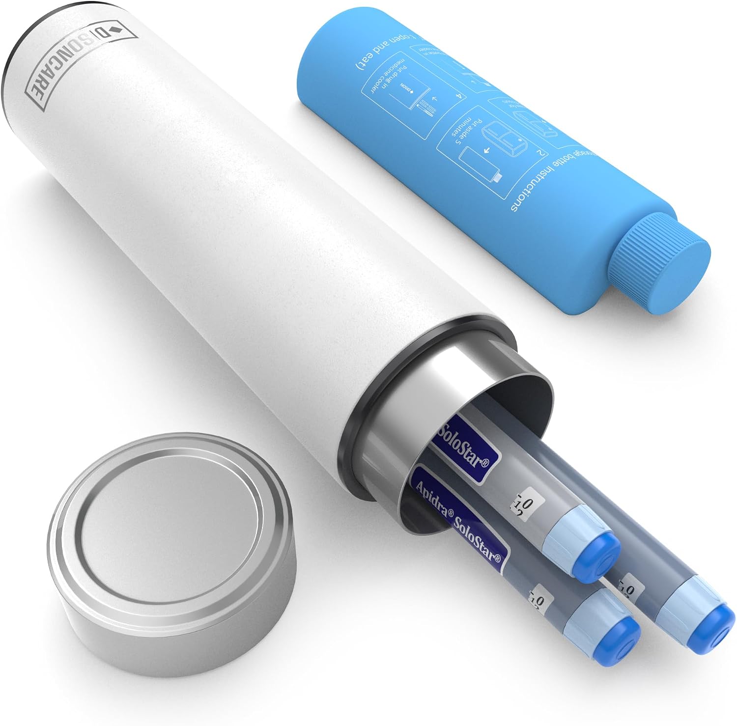 Detalle de DISONCARE 60H insulin cooler case
