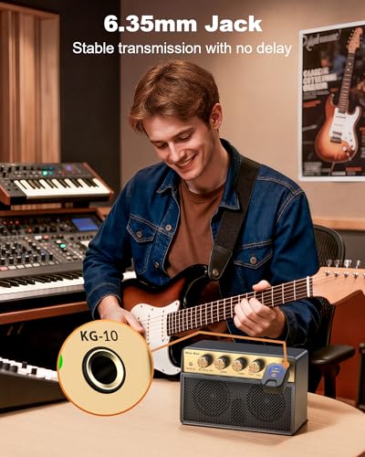 Thumbnail 6 de New Bee Gitarrenverstärker 10W Mini mit Clean & Drive Kanal – kompakt, vielseitig & dank Bluetooth mobil nutzbar