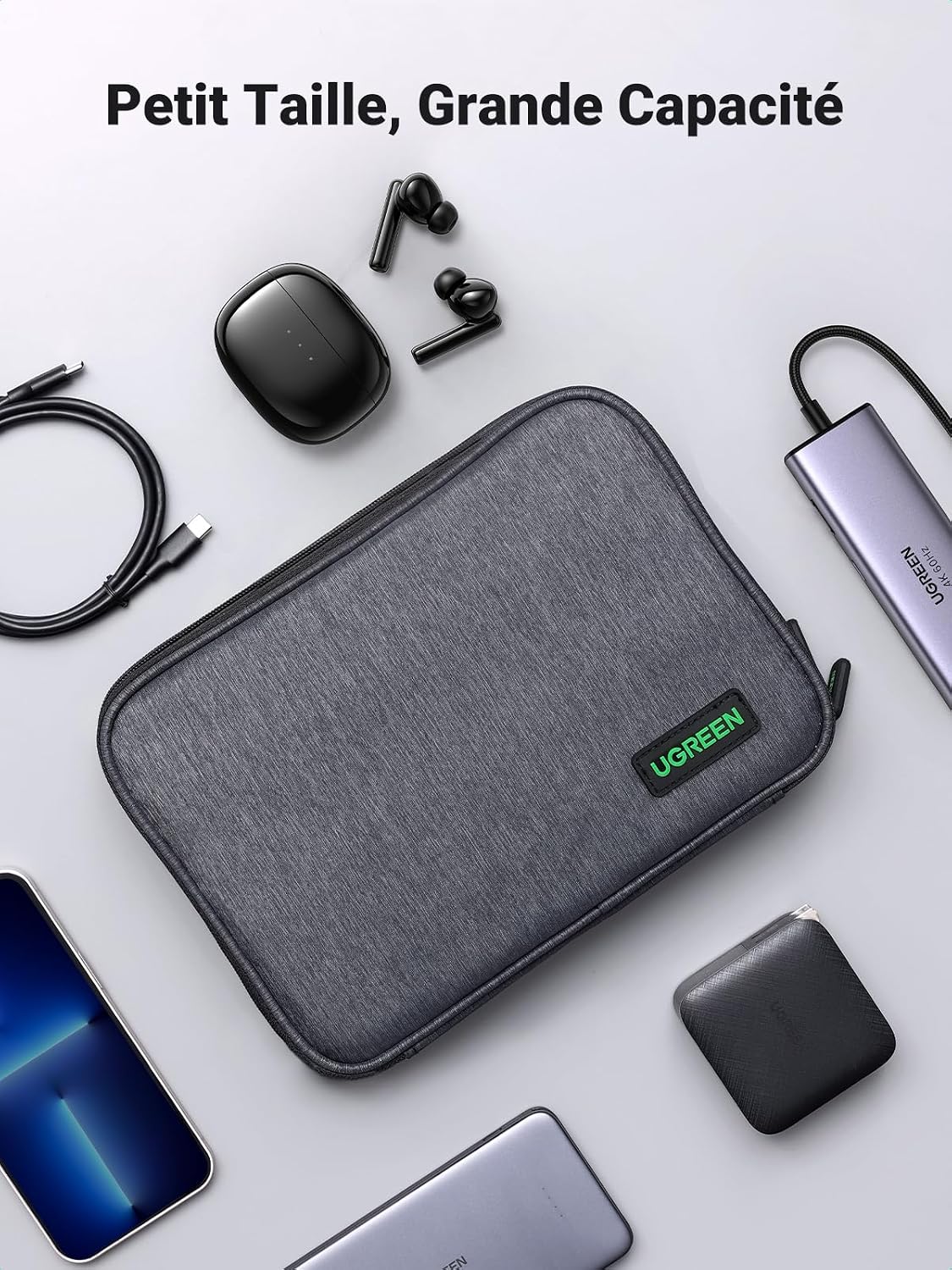 Thumbnail 2 de UGREEN Sac rangement multifonctionnel pour câbles et accessoires électroniques