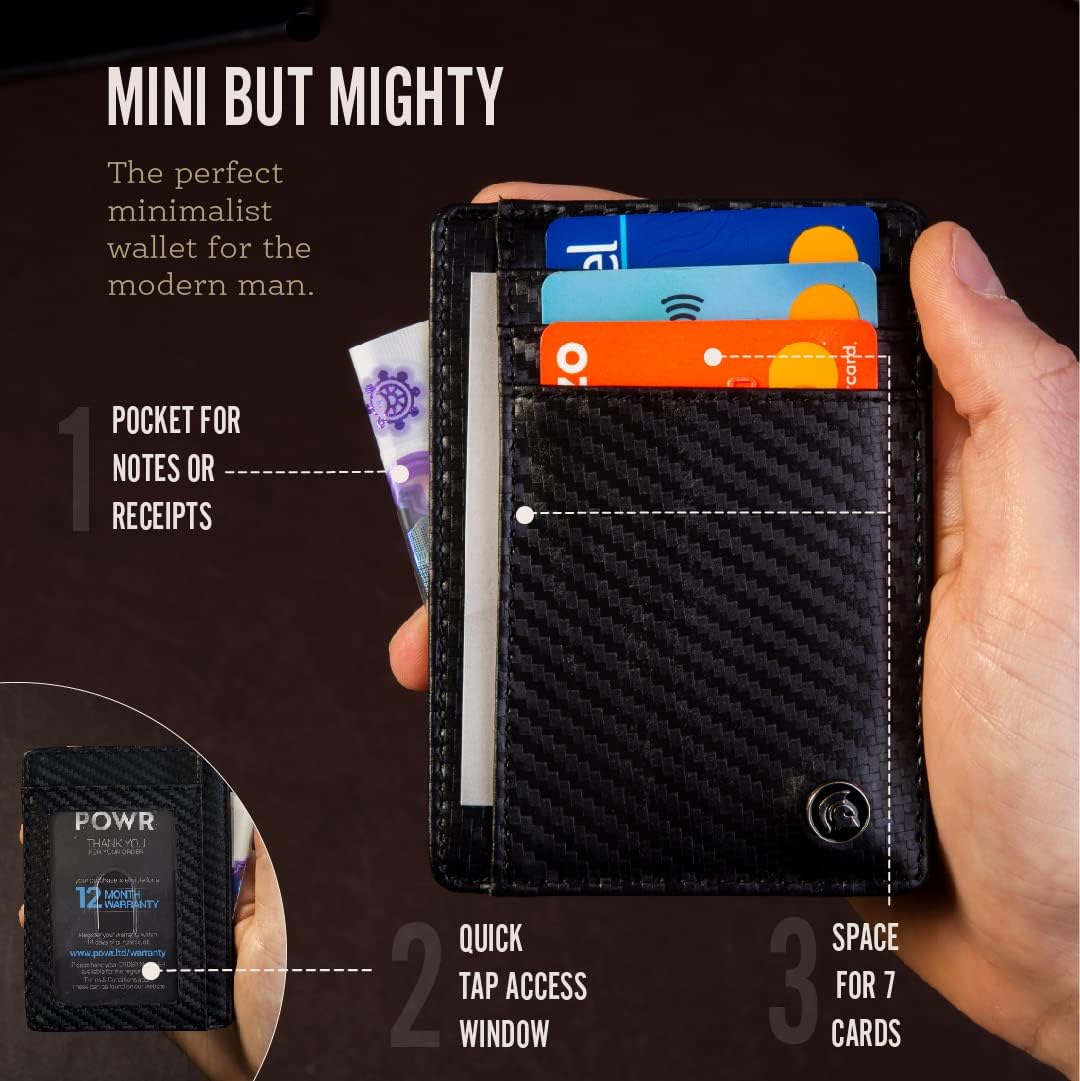 Detalle 1 de POWR Mens Wallet RFID holder 7 cards