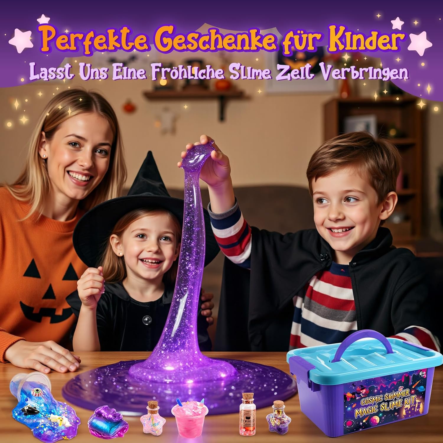Thumbnail 6 de Hapikids Galaxy Slime Set – DIY Schleim Bastelset für Kinder (6–12 Jahre)