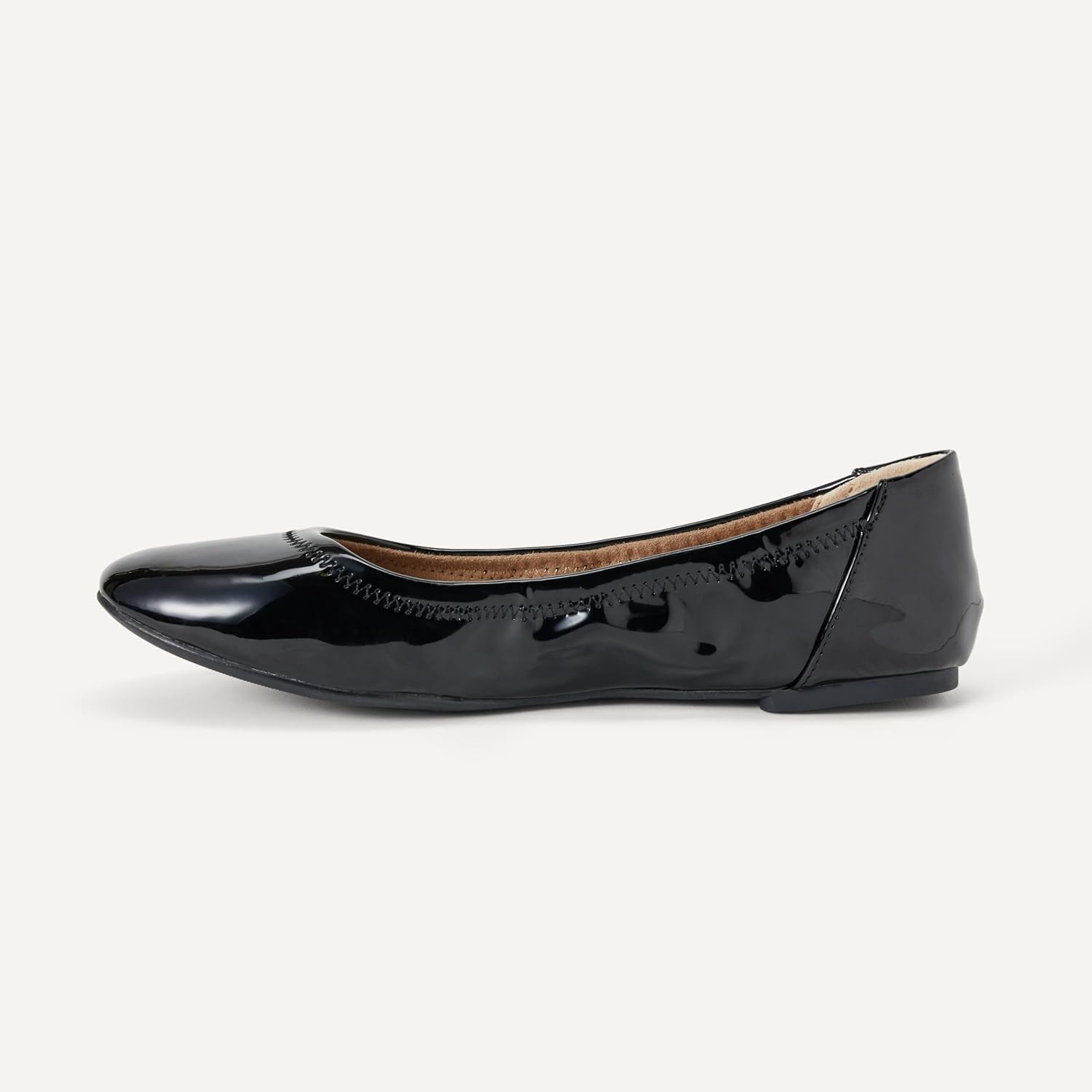 Detalle de Amazon Essentials Damen Belice Ballet Flat Ballerinas – gepolsterter Komfort mit Memory-Schaum