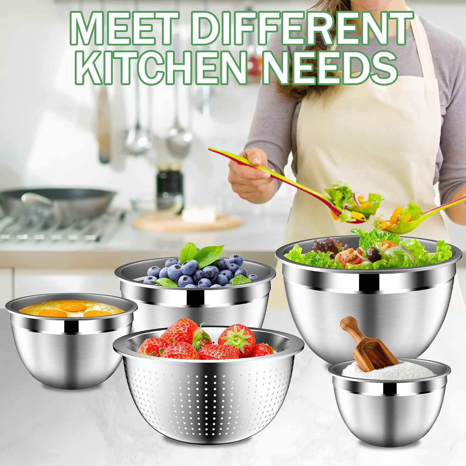 Thumbnail 6 de DUTZUN Mixing Bowls 4.5QT 🍽