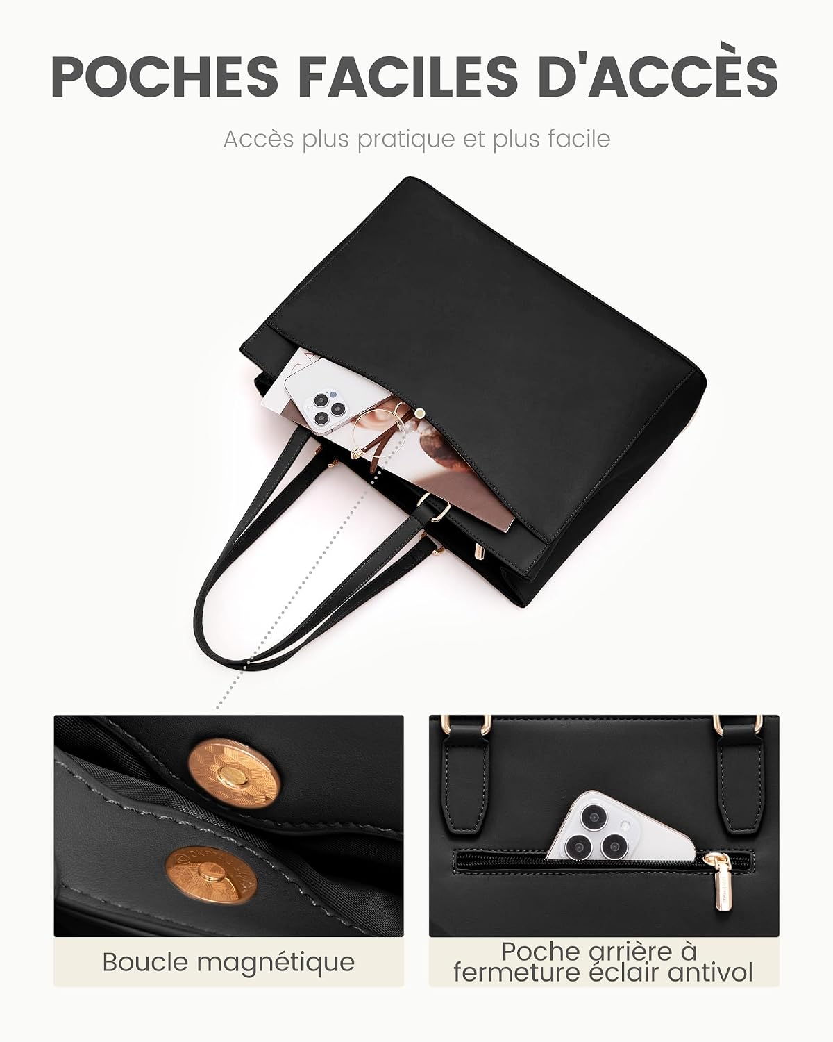Thumbnail 6 de LOVEVOOK Sac Cabas 41×28×14,5 cm