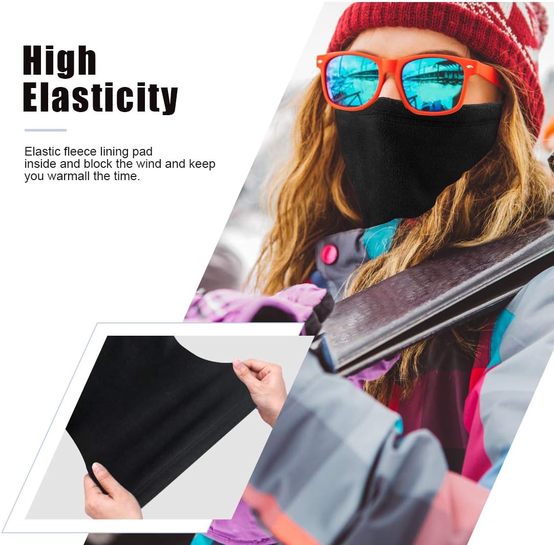 Detalle 2 de HEGCOIIE Winter Loop Schal Fleece Halswärmer für Outdoor