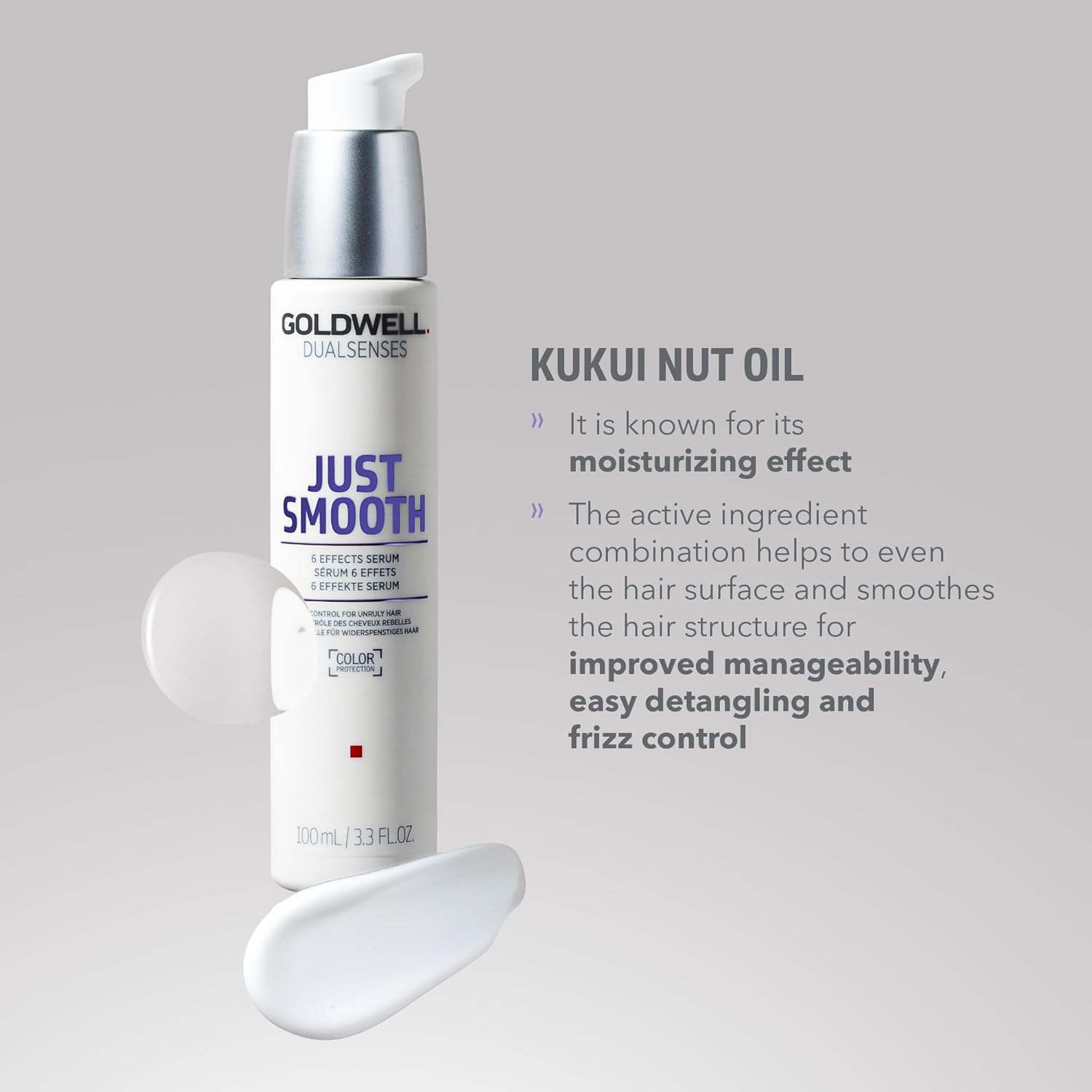 Thumbnail 2 de Goldwell Dualsenses Just Smooth 6 Effects Serum for Unruly & Frizzy Hair