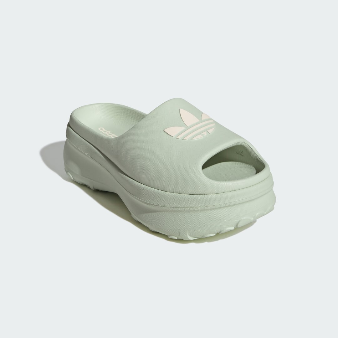 Detalle 2 de Chancla Adifom Stan Verde de Adidas