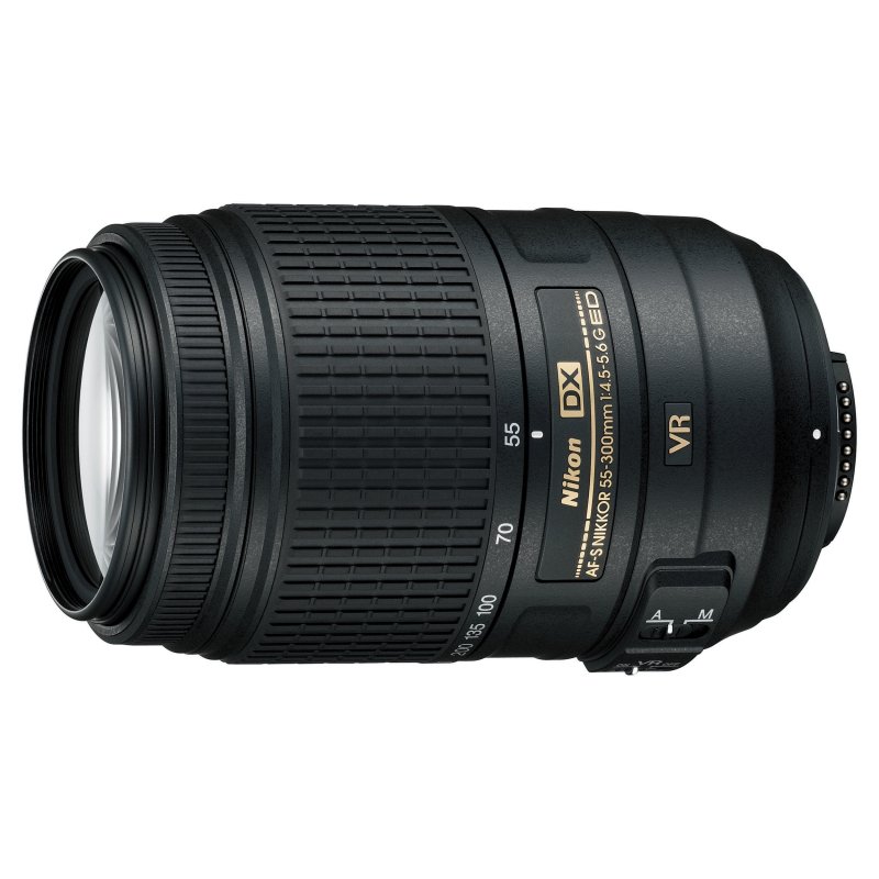 Detalle de Nikon AF-S DX NIKKOR 55-300mm f/4.5-5.6G ED VR: teleobjetivo versátil para cámaras DX