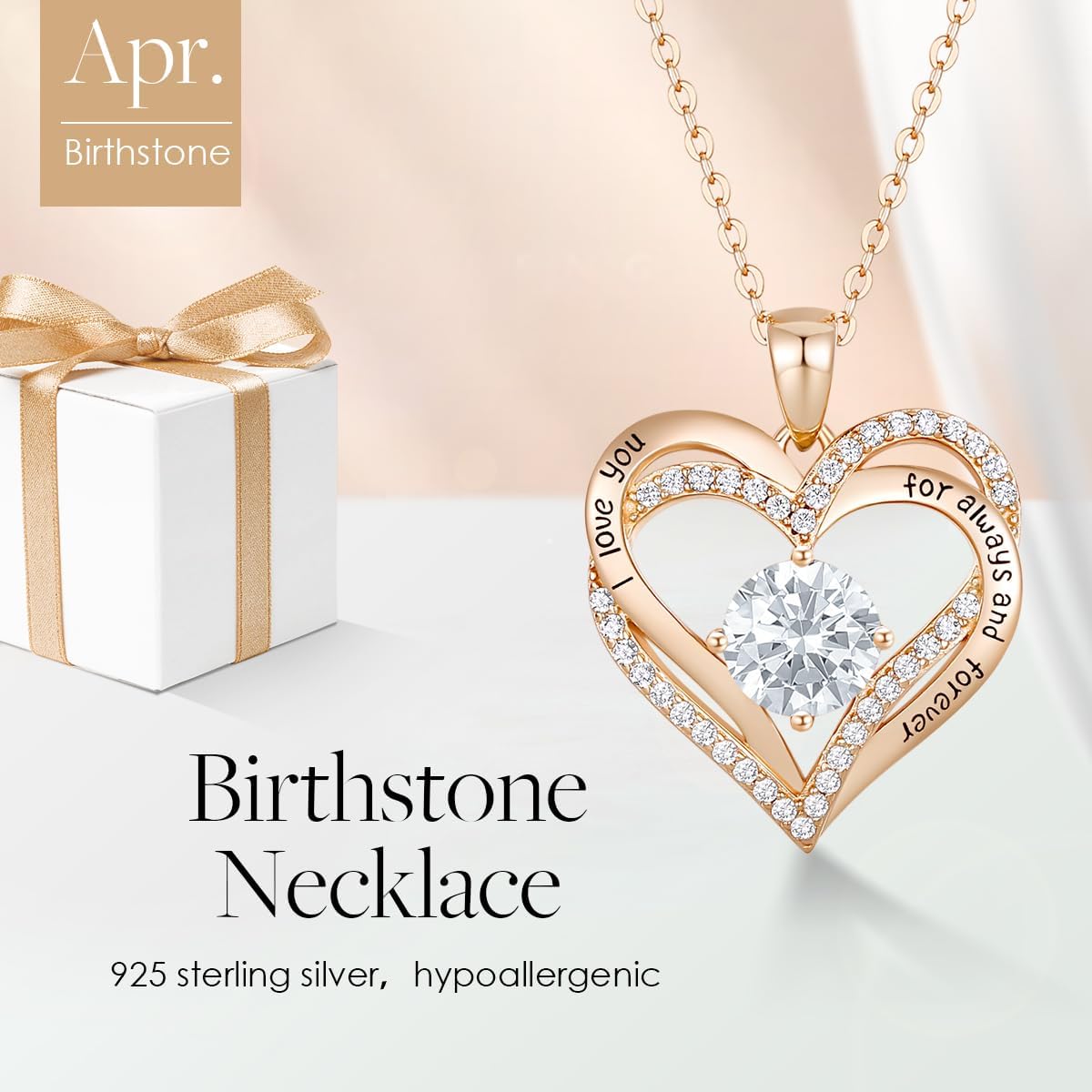 Detalle de CDE Forever Love Heart Necklace S925 💍