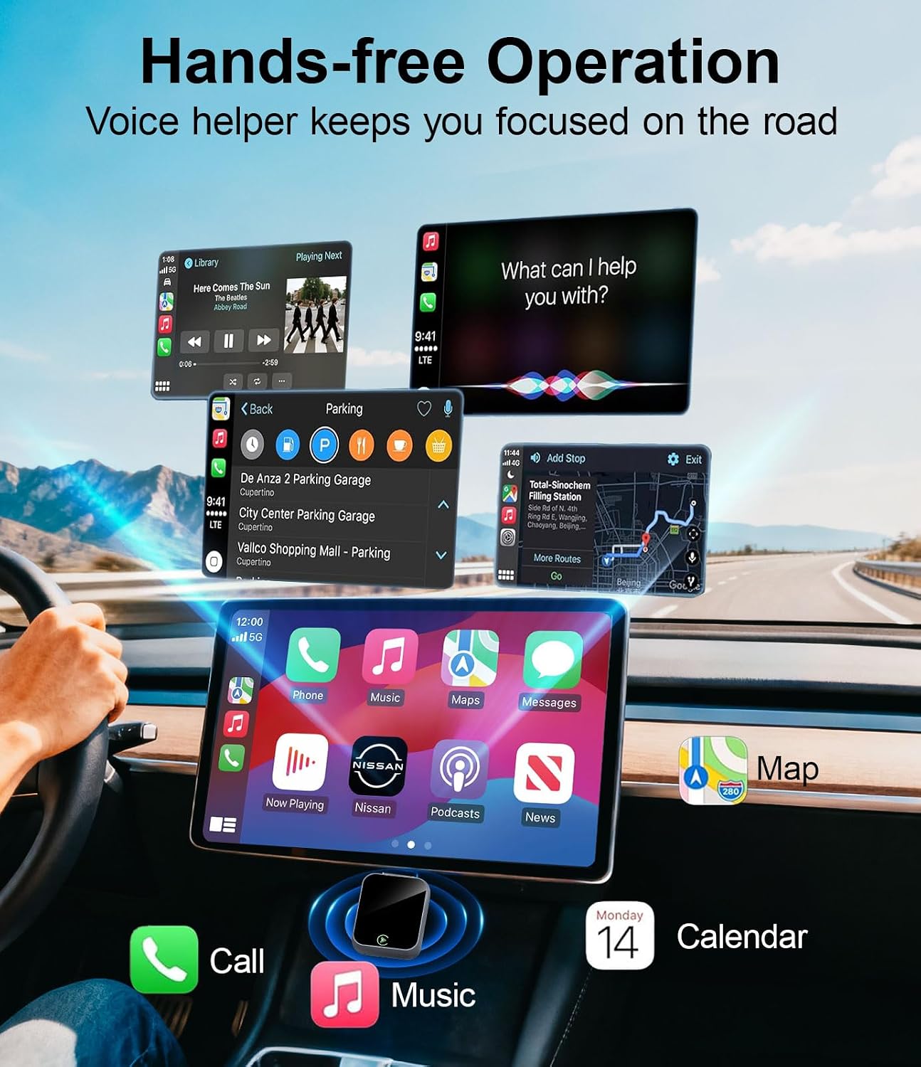 Detalle 2 de Enhanlife Wireless CarPlay Adapter 3X