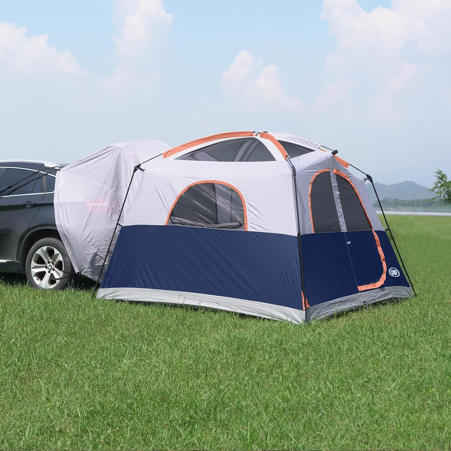 Thumbnail 6 de UNP SUV Tent for Camping — 6-Person Car Camping Tent with Vehicle Sleeving, 300×270×180cm (H) Dark Blue