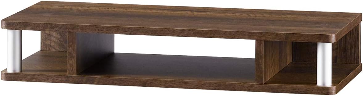 Detalle de 朝日木材加工 ちょい足しラック AS-60CT-DB テレビ台 幅59cm・ブラウン・完成品