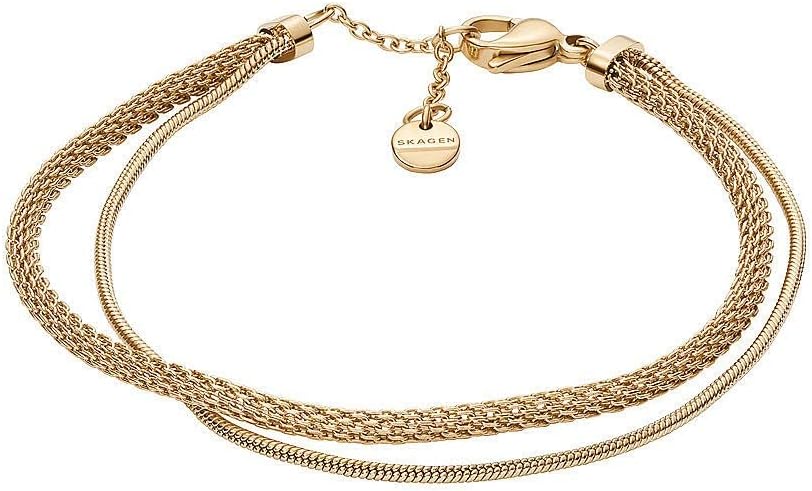 Thumbnail 6 de Skagen Damenarmband aus Edelstahl – goldfarben, poliert, mit Karabinerverschluss