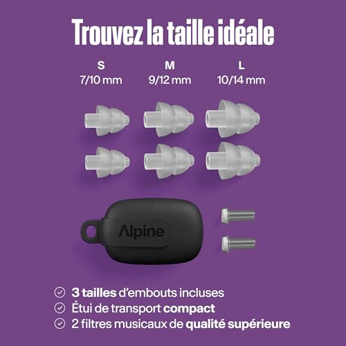 Detalle 2 de Alpine PartyPlug Pro Hi-Fi Bouchons 21dB Concerts Transparent