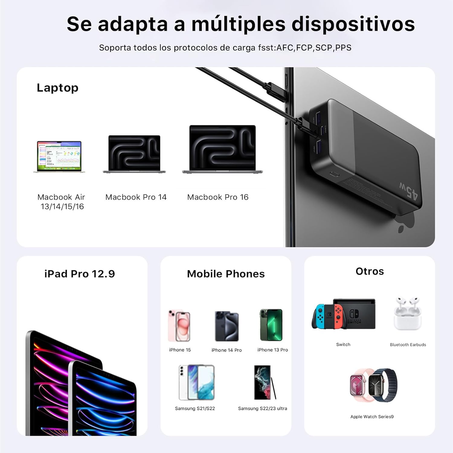 Thumbnail 6 de NOBIS Bateria Externa Movil 20000mAh 45W