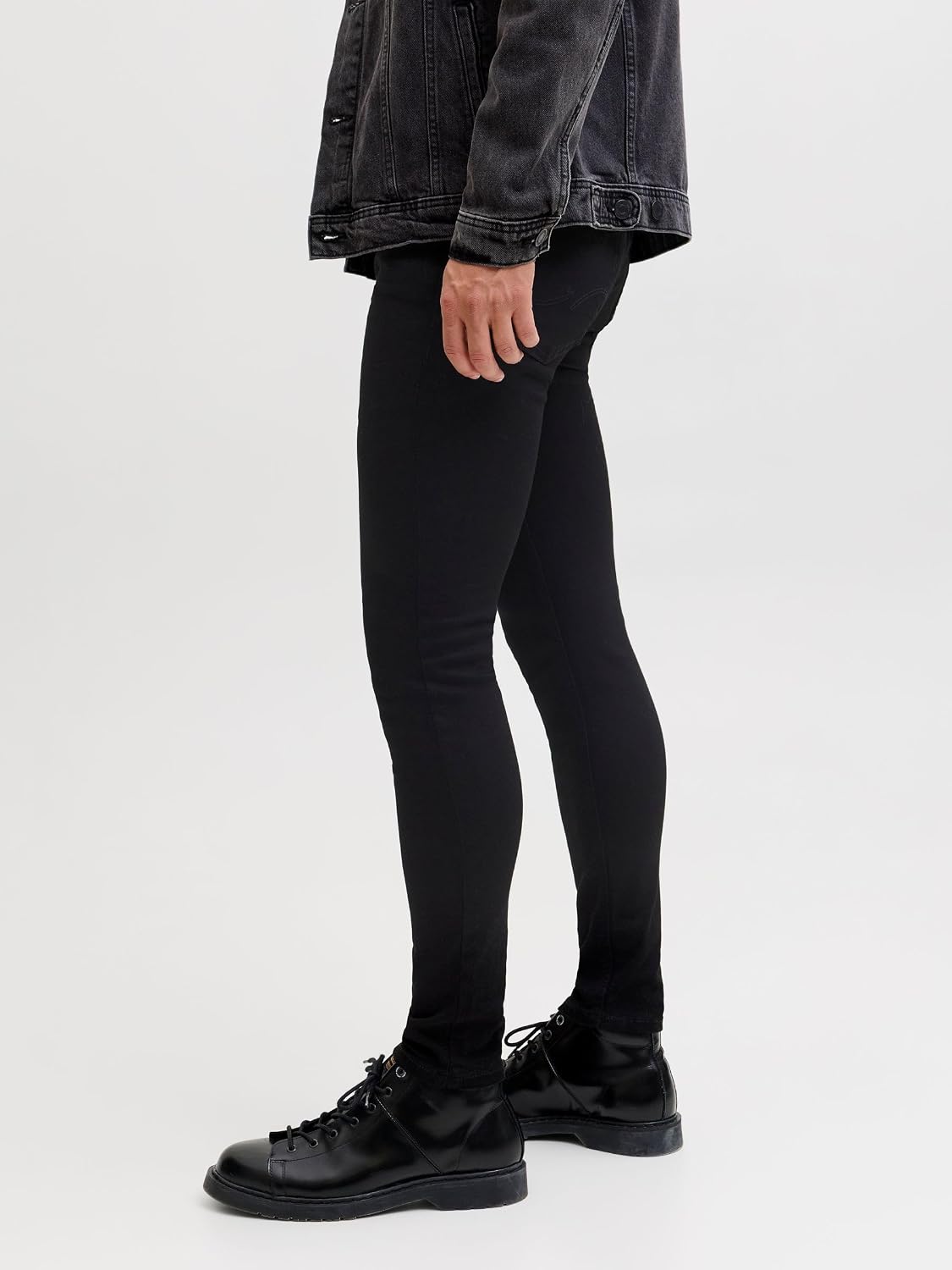 Thumbnail 6 de JACK & JONES Liam, męskie jeansy Skinny Fit, czarny denim, 5 kieszeni