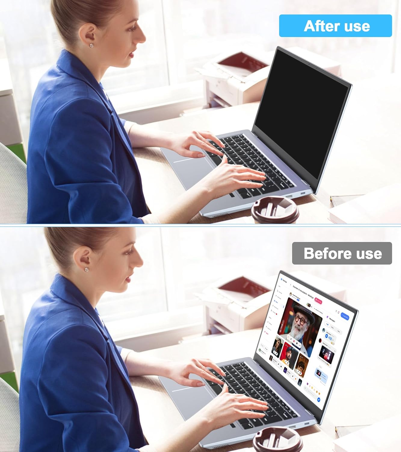 Thumbnail 6 de STARY Laptop Privacy Screen 14-inch 16:9 filter