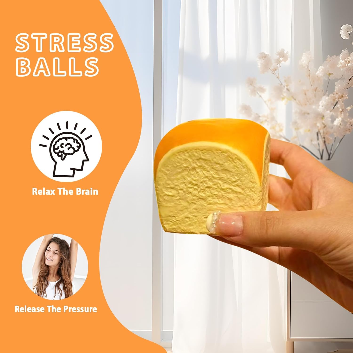 Detalle 2 de Butter Slow Rising Squishy: Dumpling-Themed Stress Toy for Quick Calm