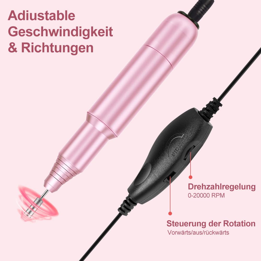 Thumbnail 2 de FOLAI Elektrischer Nagelfräser Profi-Set
