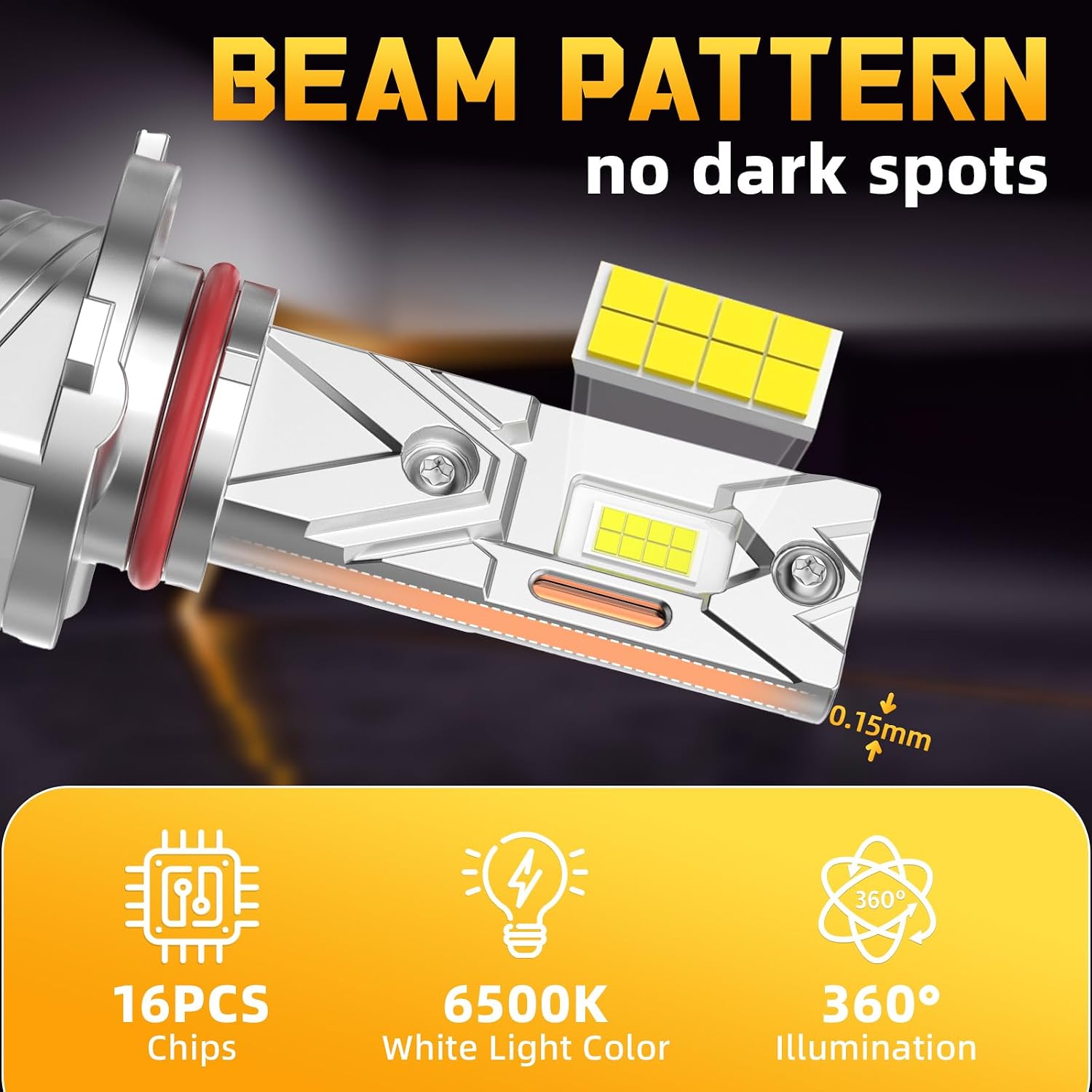 Thumbnail 4 de JOSHF HB3/9005 LED 18000LM 6500K Ampoule phare