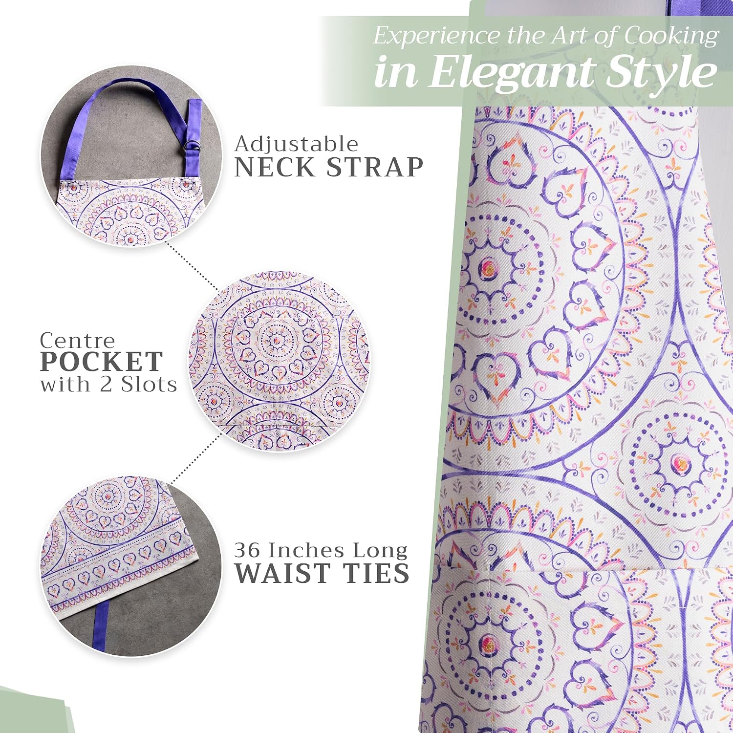 Detalle 2 de Maison d'Hermine Apron 100% Cotton