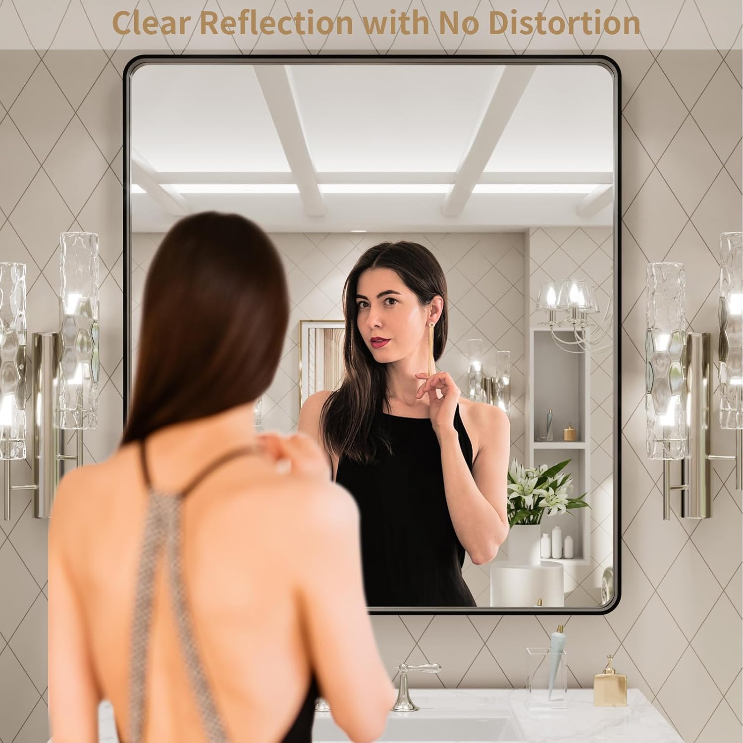 Thumbnail 1 de LOAAO 32x36 Bathroom Vanity Mirror