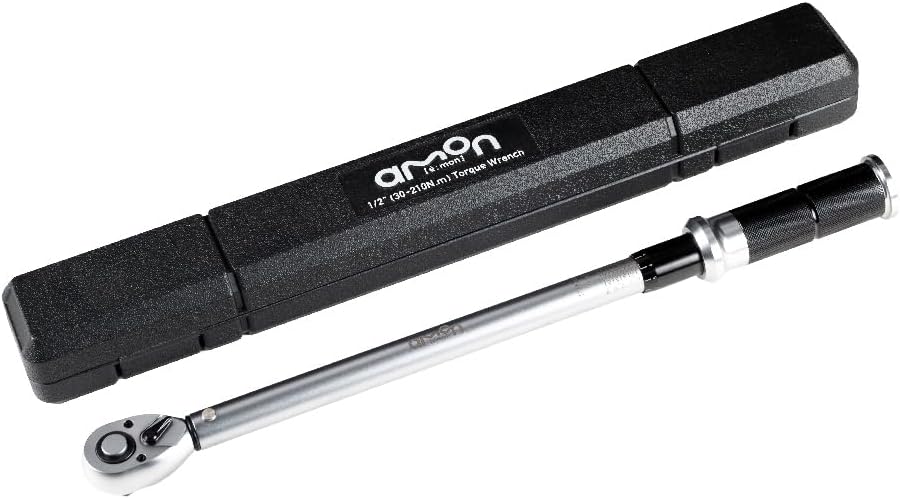 Detalle de エーモン 4994 トルクレンチ 30N・m~210N・m対応・12.7mm差込角・リングロック式