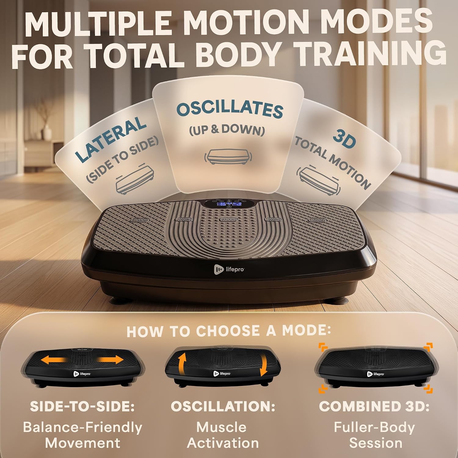 Detalle de Lifepro Vibration Plate Exercise Machine