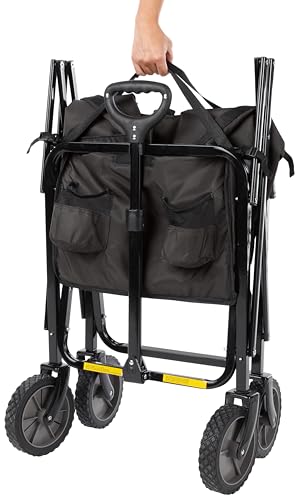 Thumbnail 2 de Amazon Basics Carreta plegable para jardín y exterior 🚜