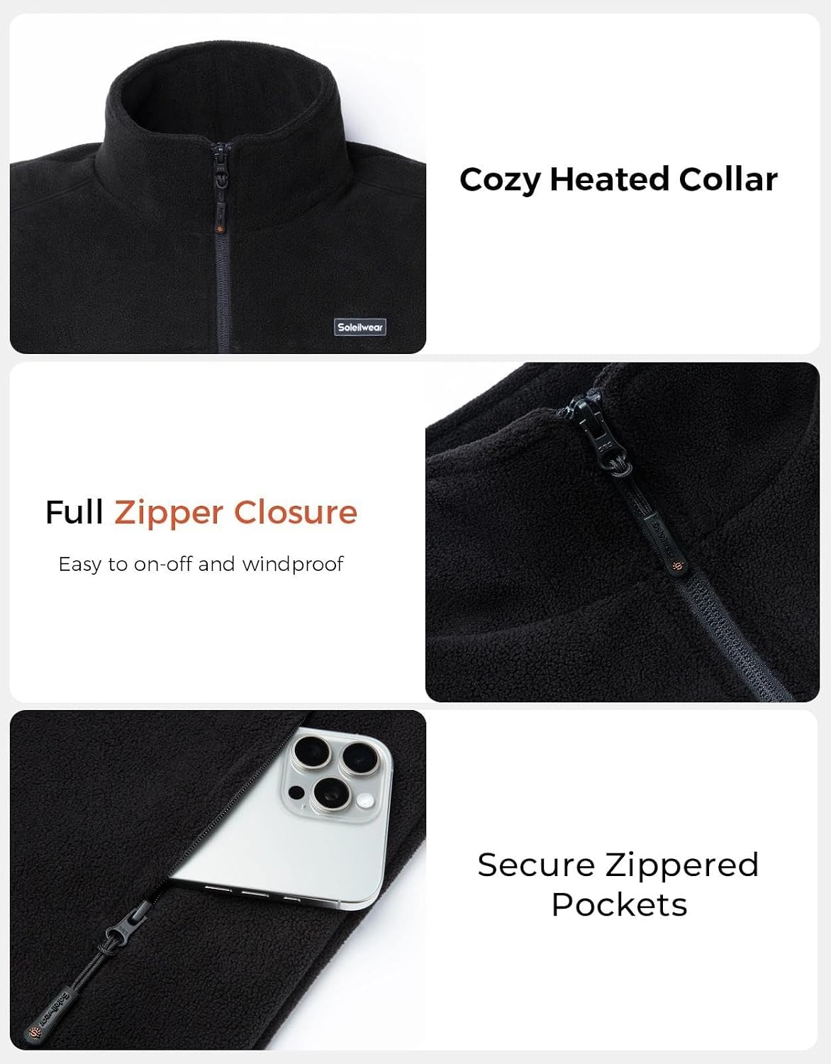 Detalle de Soleilwear Heated Vest 9-Zone