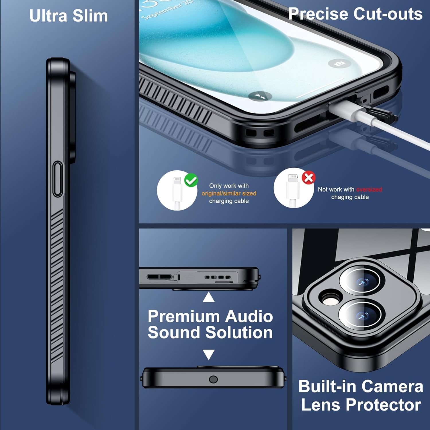 Thumbnail 5 de SPIDERCASE iPhone 15 Waterproof Case 12FT