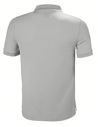 Detalle 2 de Helly Hansen Crewline Polo para Hombres - Gris Niebla, Talla L