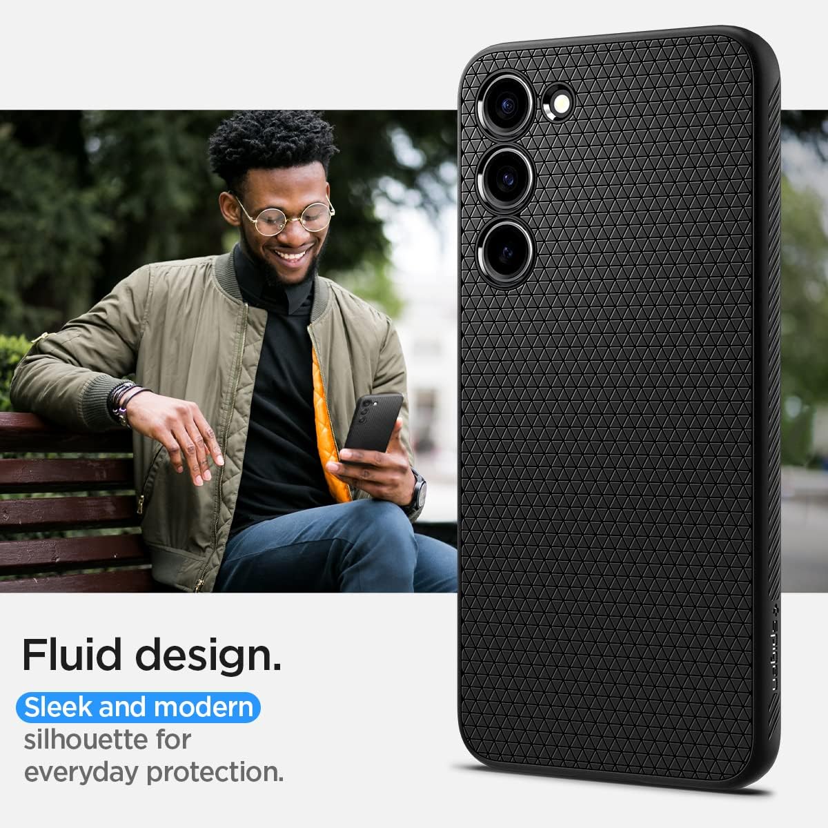 Thumbnail 6 de Spigen Liquid Air pour Samsung S23 — Coque noire