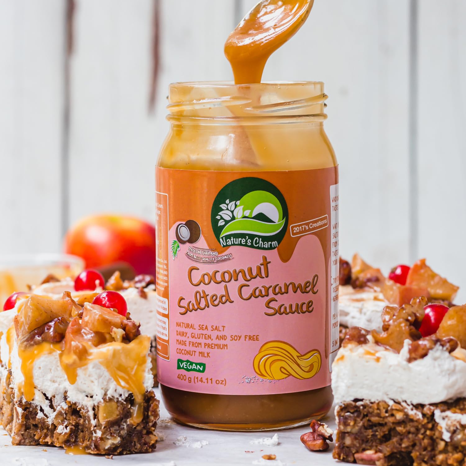 Detalle 2 de Nature's Charm Kokosnuss Salted Caramel 200 g đź