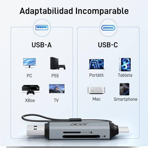 Thumbnail 7 de acer Lector SD/Micro SD USB C 2 en 1
