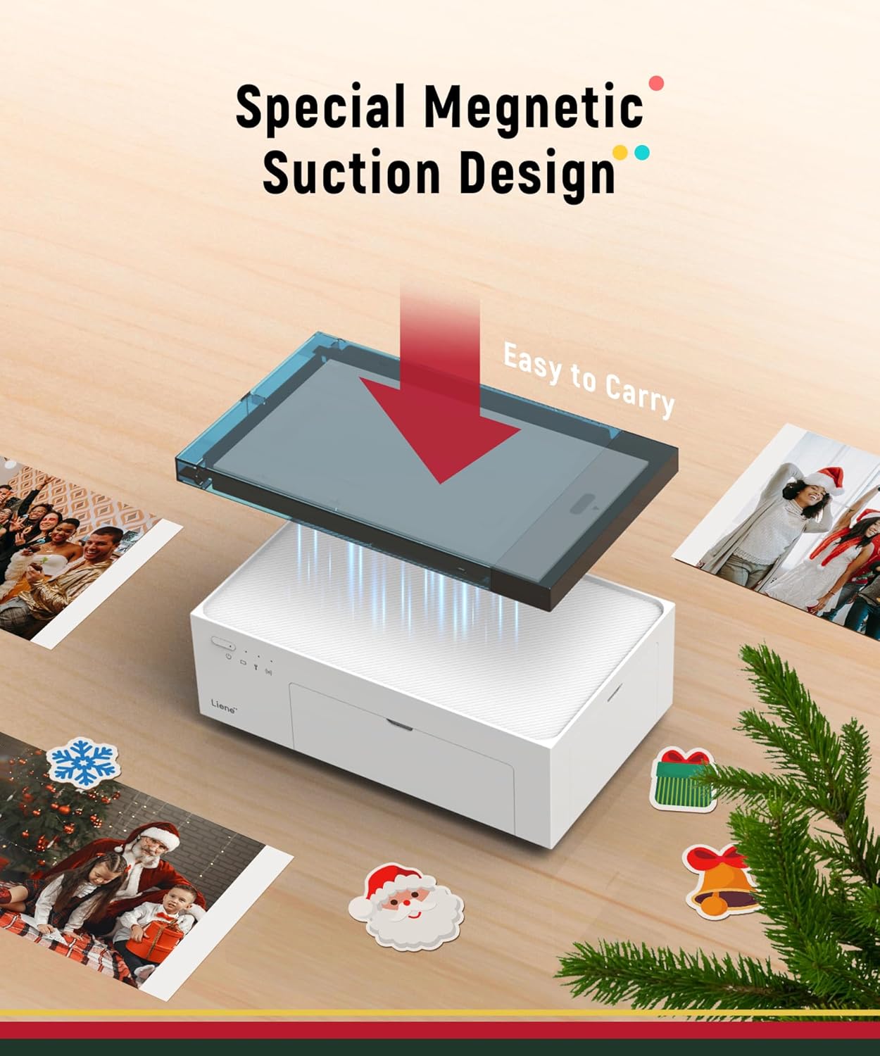 Thumbnail 5 de Liene White M200 4x6 Wireless Photo Printer