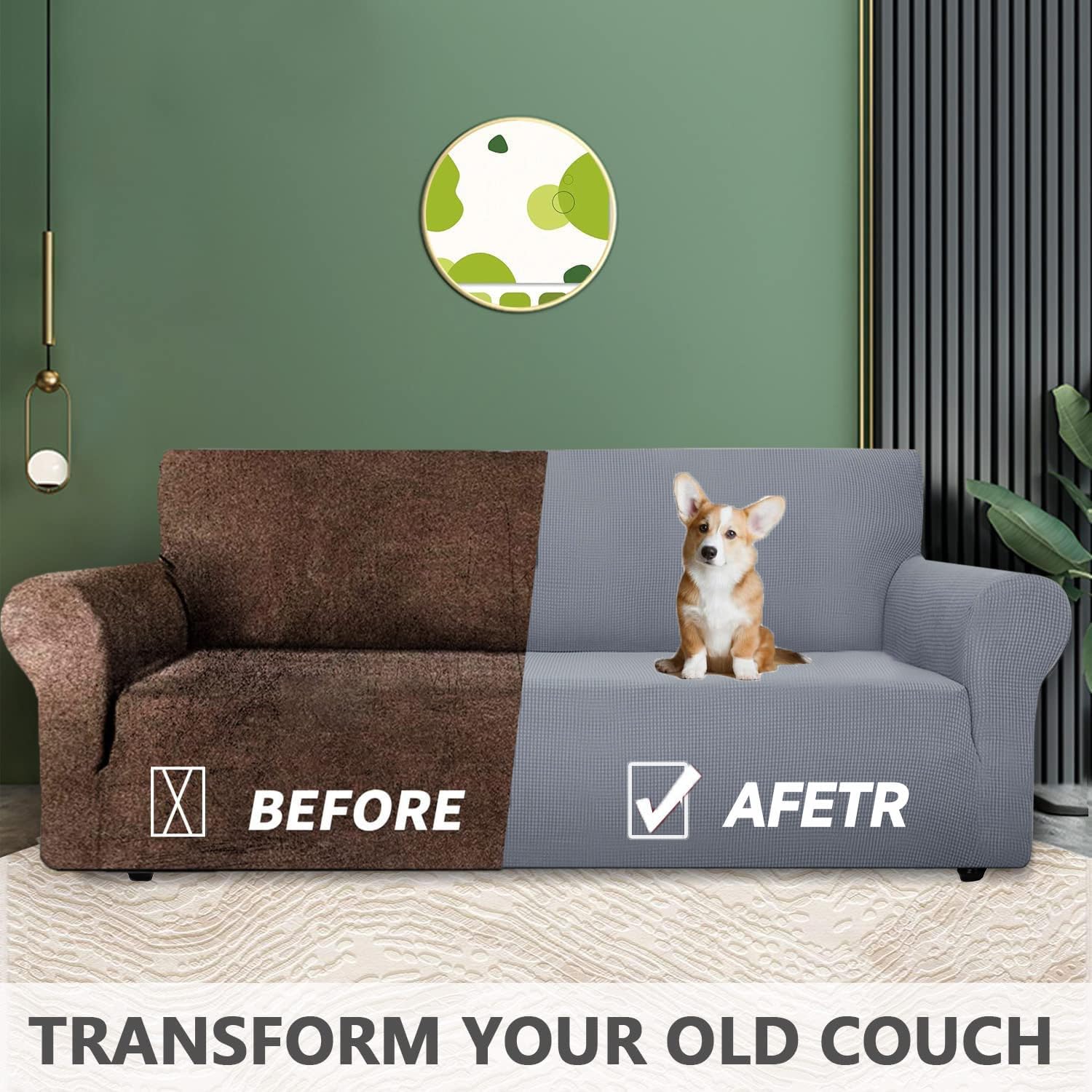 Detalle 2 de YSTELLAA Copridivano 4 posti 233–293 cm 🛋