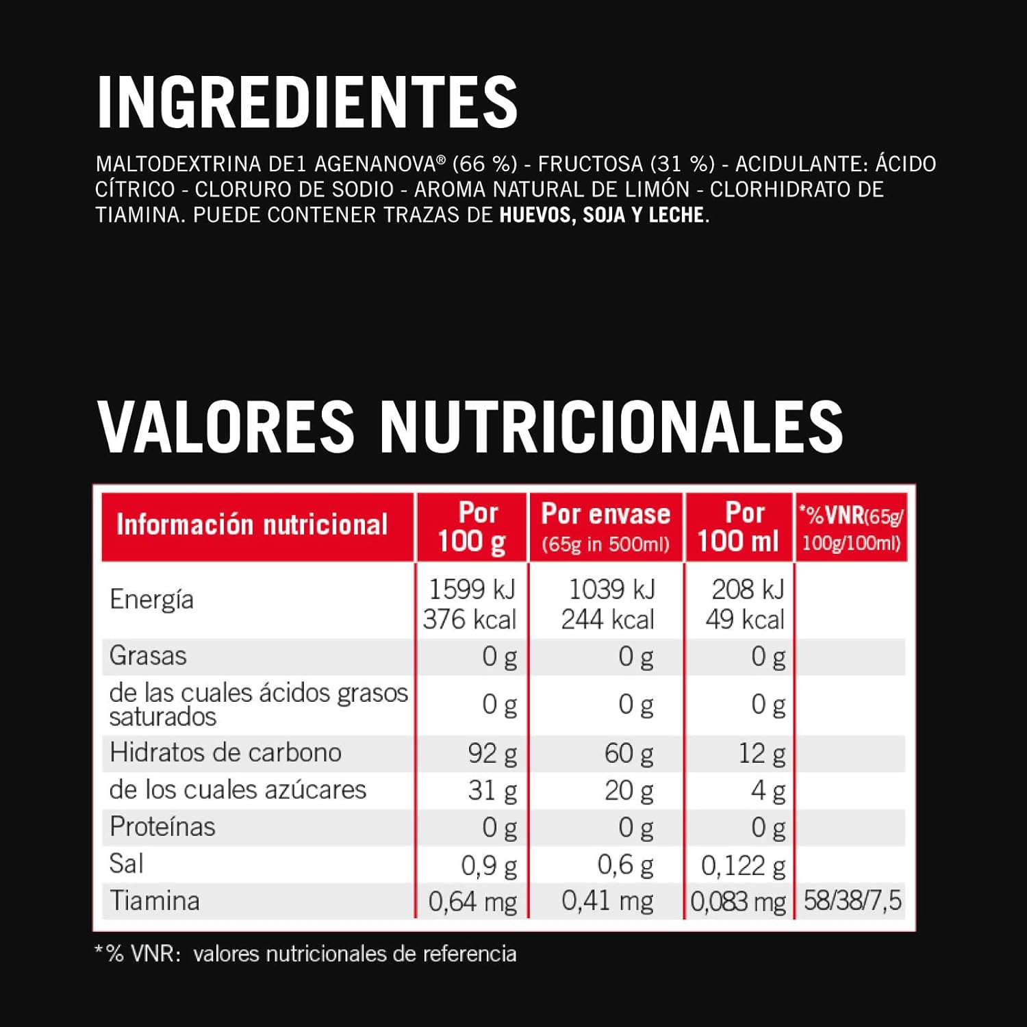 Thumbnail 7 de Enervit Isocarb C2:1PRO Bebida Isotónica Limón 🍋 650g