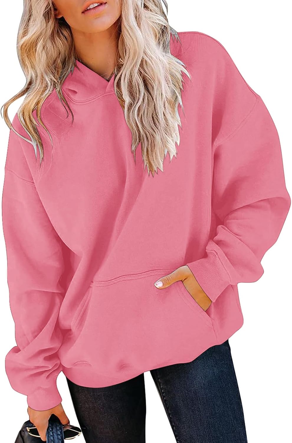 Thumbnail 5 de TICTICMIMI Women's Cute Fleece Hoodie with Pocket