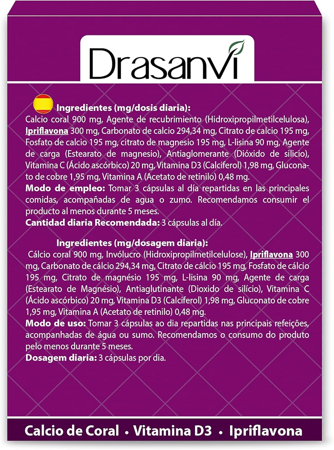 Thumbnail 2 de Drasanvi OSEOGEN Óseo 🦴 Suplemento con Calcio, Magnesio y Vitamina D3