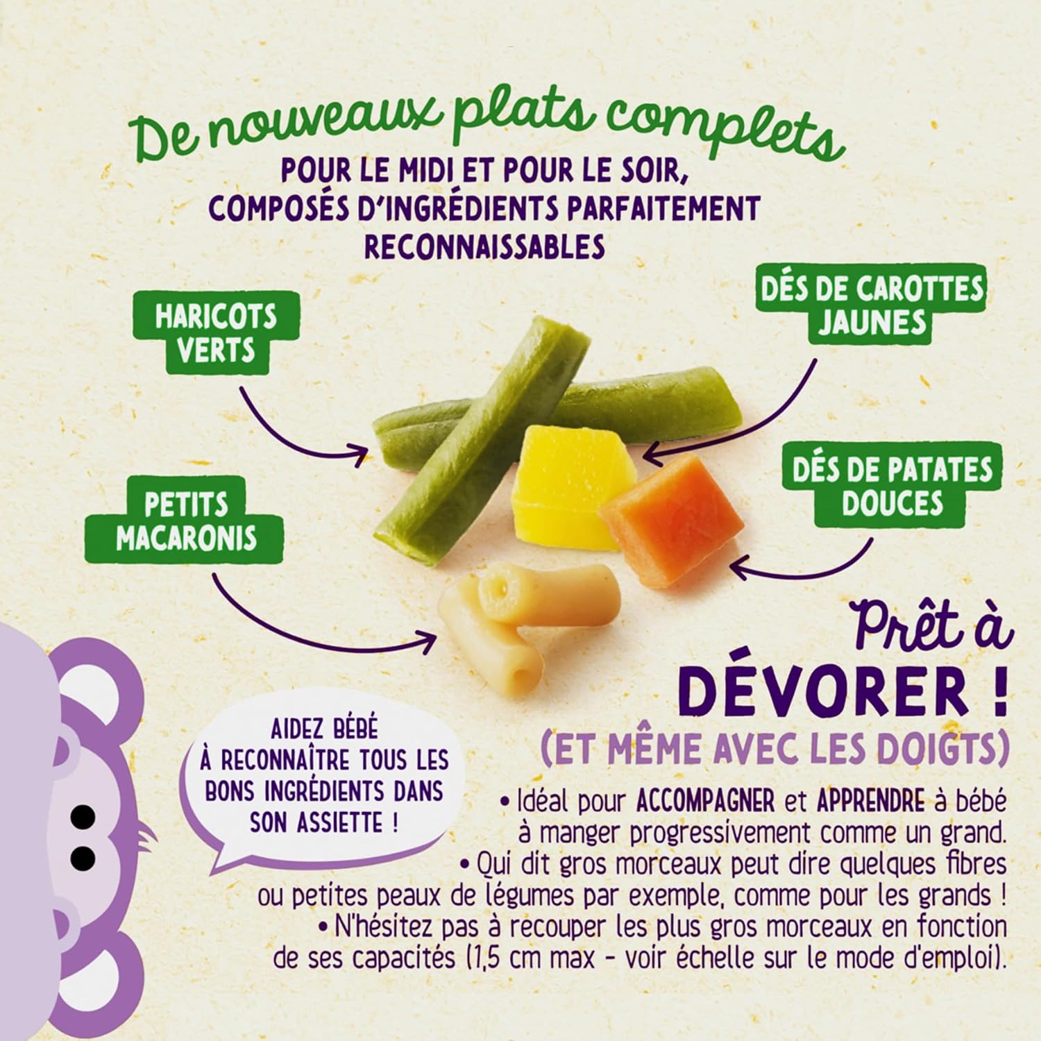 Detalle 2 de Blédina Morceaux à Dévorer 6x200g 🍲