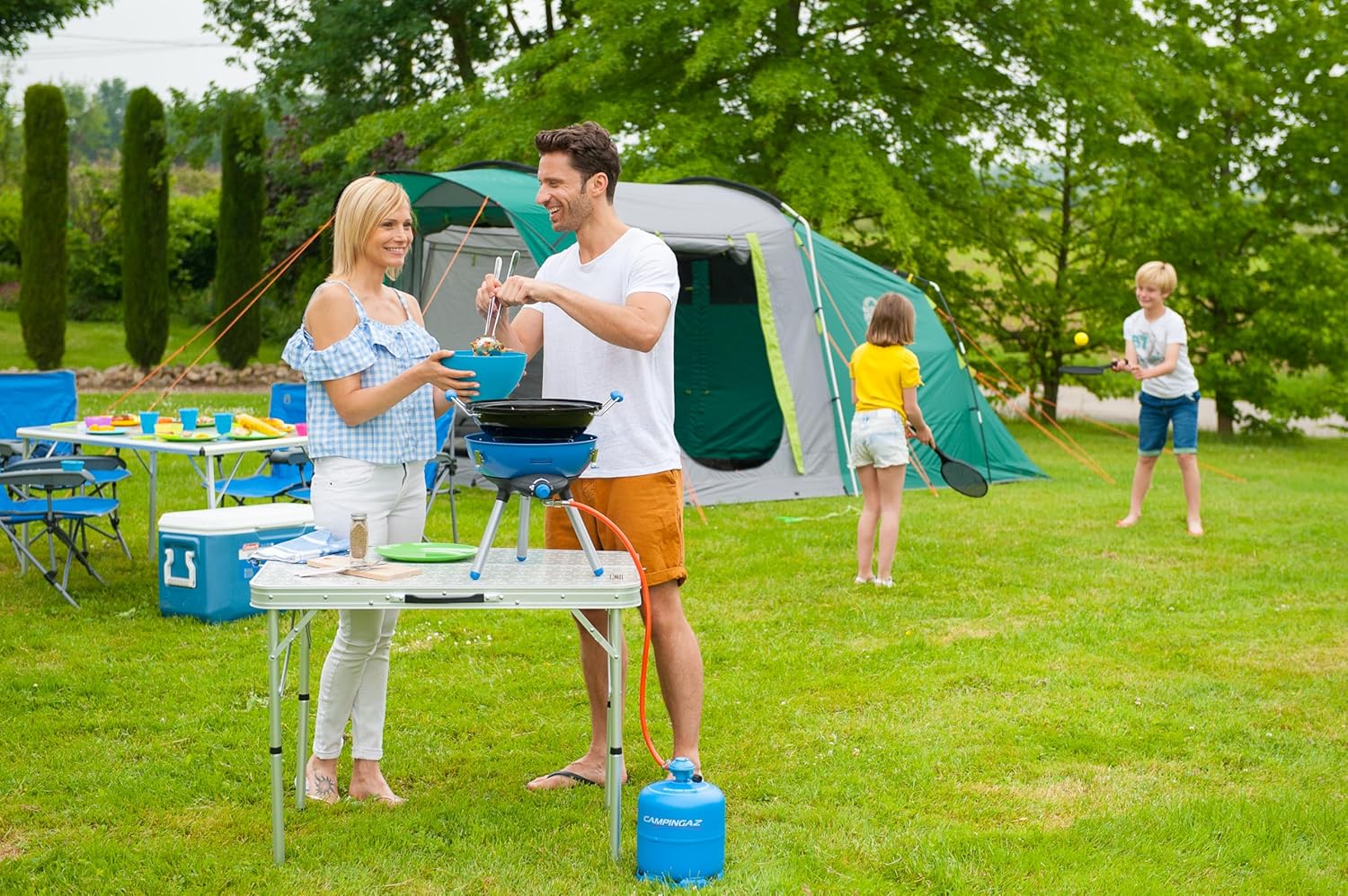 Thumbnail 5 de Campingaz Party Grill 400 fornello: barbecue a gas portatile con accensione piezoelettrica