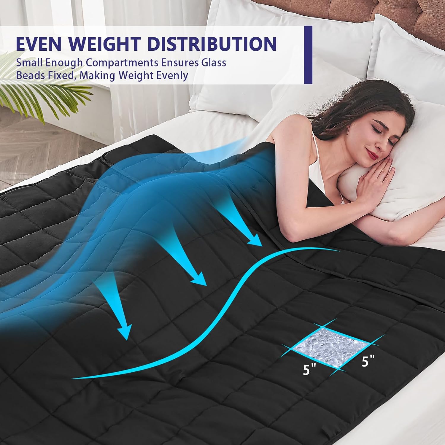 Thumbnail 2 de Yescool Weighted Blanket 20 lb Queen