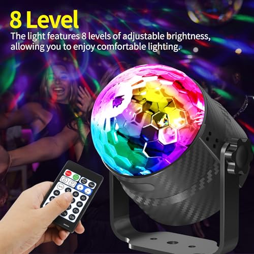 Detalle de Gobikey Luci Discoteca 360° rotante con controllo musicale