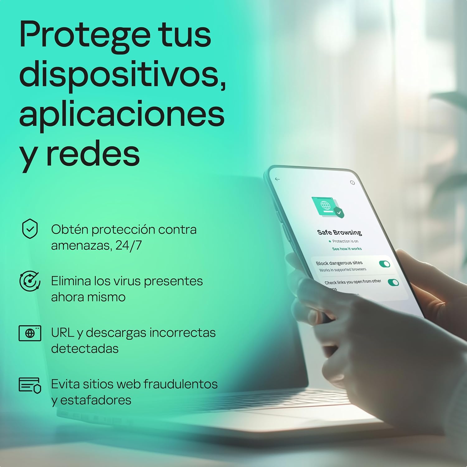 Detalle de Kaspersky Anti-Virus 2026 3 dispositivos