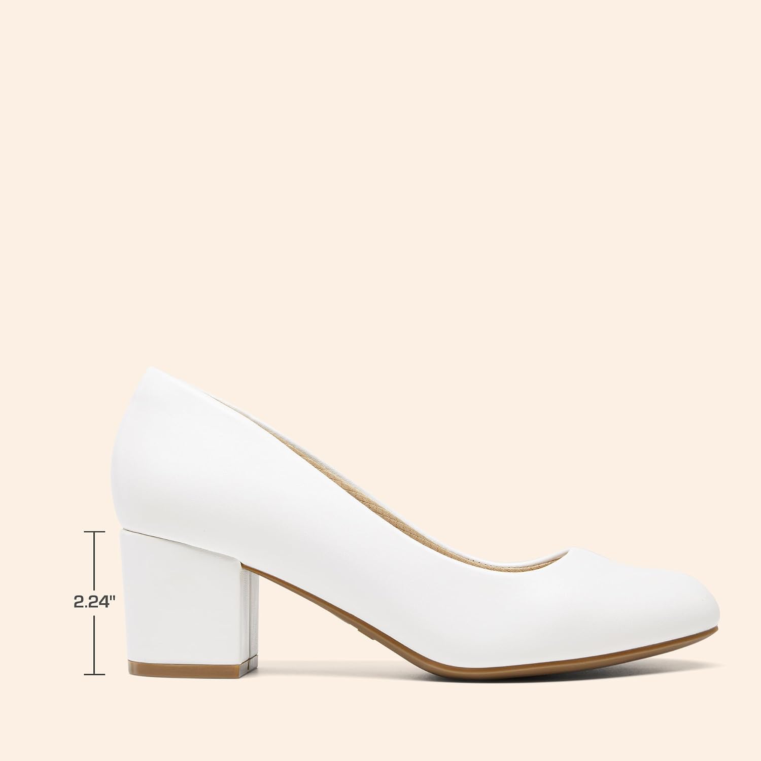 Detalle de DREAM PAIRS Escarpins femme confortables à talon épais et bout carré