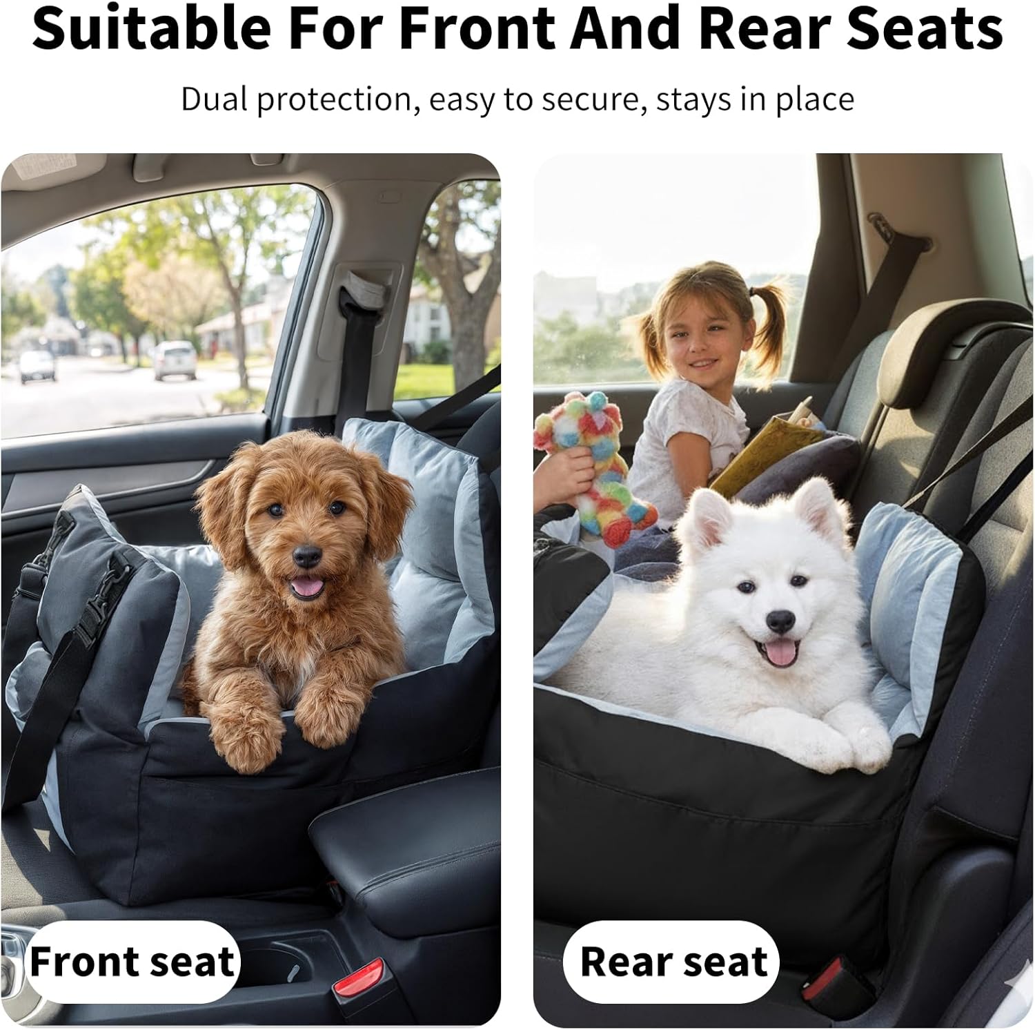 Detalle 1 de BingoPaw Dog Car Seat Carrier 49.5x40cm